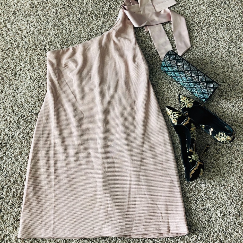 ‼️Last One‼️Ronni Nicole Evenings Blush Dress Sz16 - Picture 2 of 7